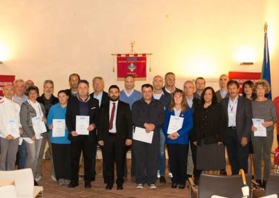 Premiazione dei donatori benemeriti dell'AVIS di Lugo per l'anno 2016